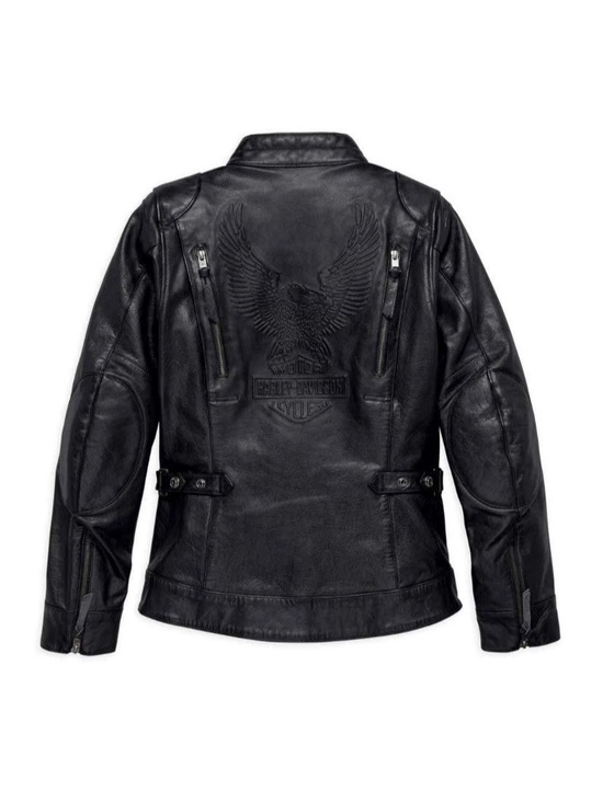 Harley-Davidson Jackets & Blazers - Harley-Davidson Ladies Line Stitcher Leather Jacket 98031-18VW- 2W- DAMAGED